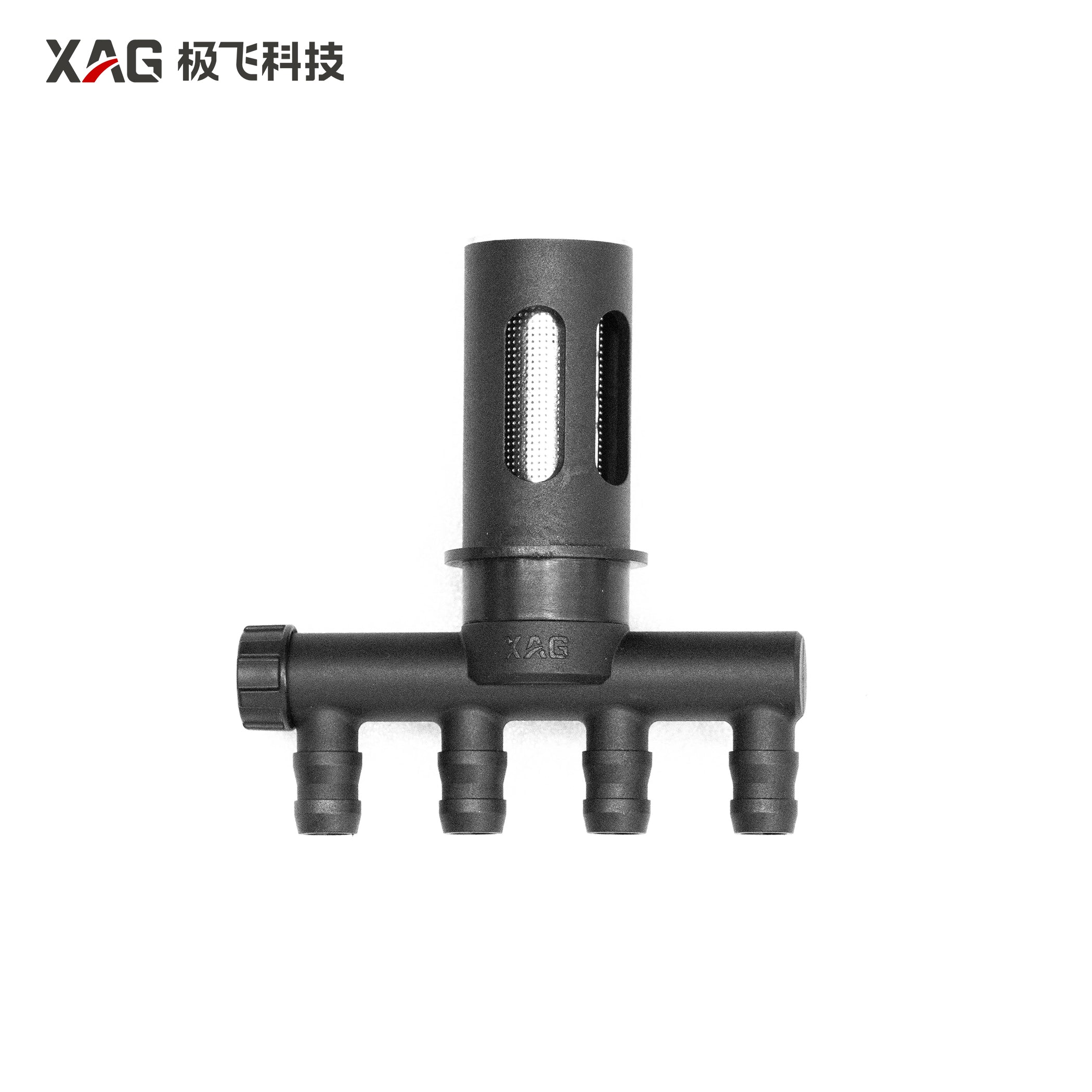 P100P Liquid Container Bottom Outlet 4-Way Tube Fitting Kit